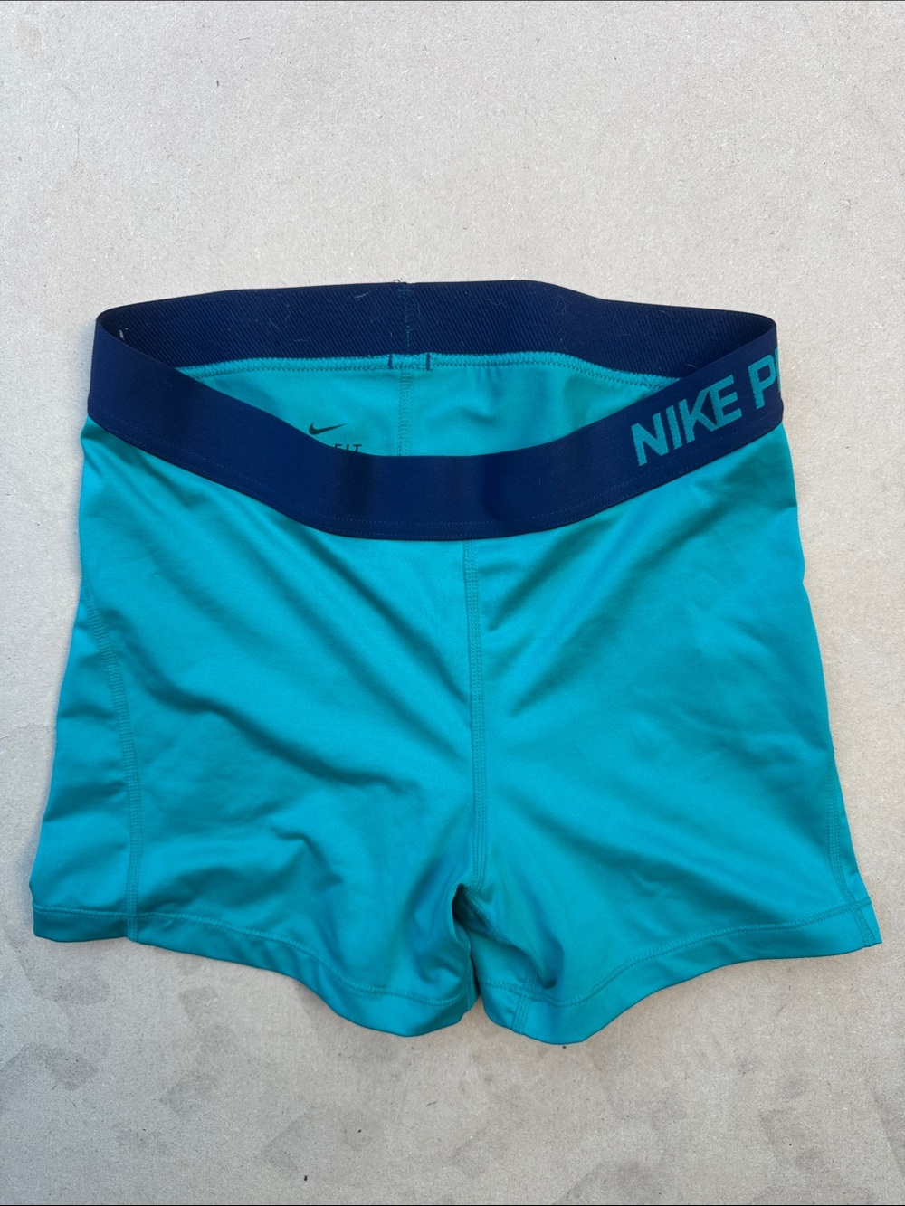 Nike Teal and Navy Performance Shorts